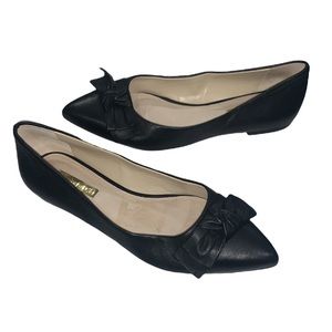 🎄Louise eat Cie• Aramina• Black Bow Flats• 7